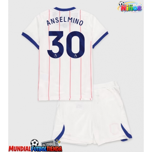 Camiseta Chelsea Aaron Anselmino #30 Tercera Equipación Replica 2026-27 para niños mangas cortas (+ Pantalones cortos)